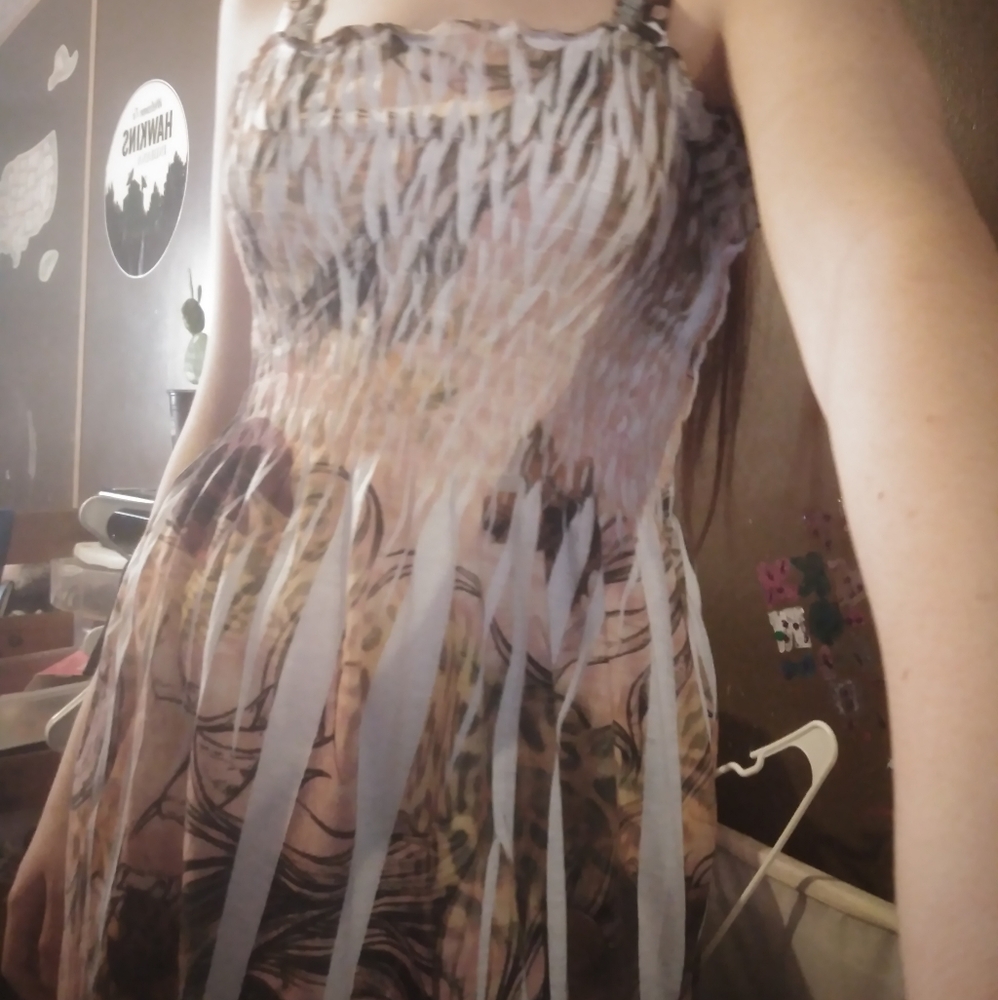 Woman's loose beach dress